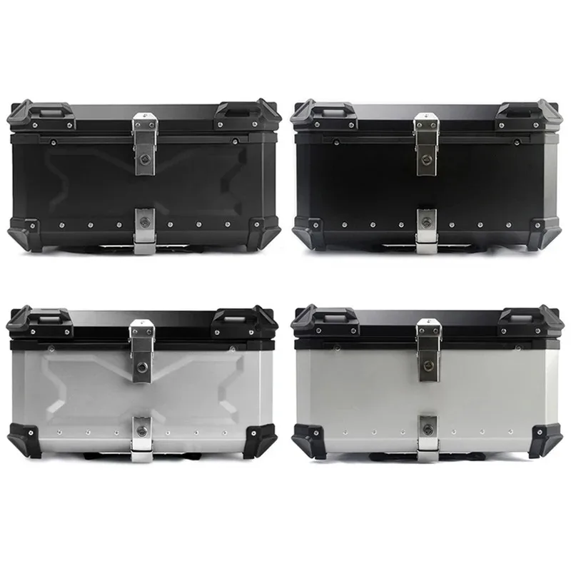 

Лидер продаж на заводе, 100 л, коробка для мотоцикла, алюминиевая задняя часть, багажник большой емкости, верхний чехол для мотоцикла, хвостовая коробка для мотоцикла, водонепроницаемый мотор