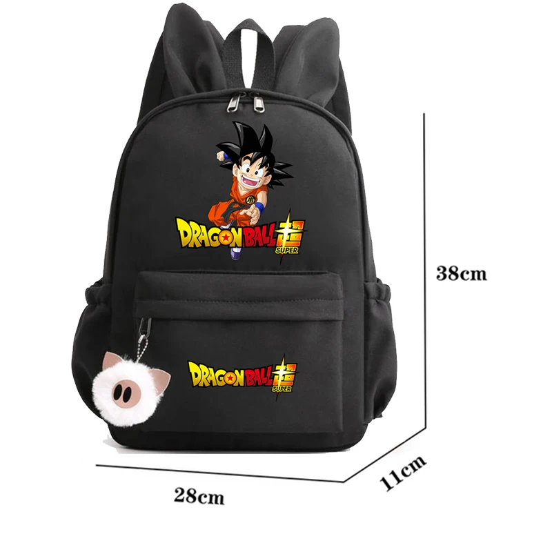 Anime Plecak z nadrukiem dla chłopca Dziewczyna Dzieci Powrót do szkoły Tornister Kawaii Goku Plecak studencki Lekkie torby damskie