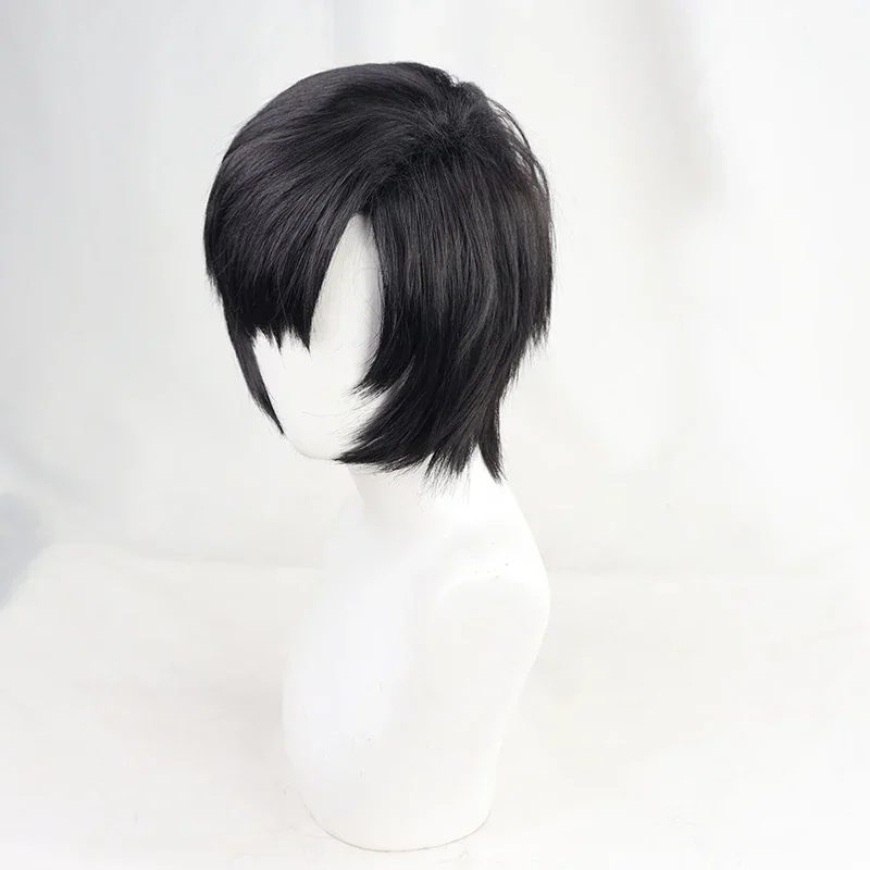 Final Fantasy VII FF7 Yuffie Kisaragi Cosplay Wig Short Black Heat Resistant Hair Halloween Costume Role Play Party Wigs