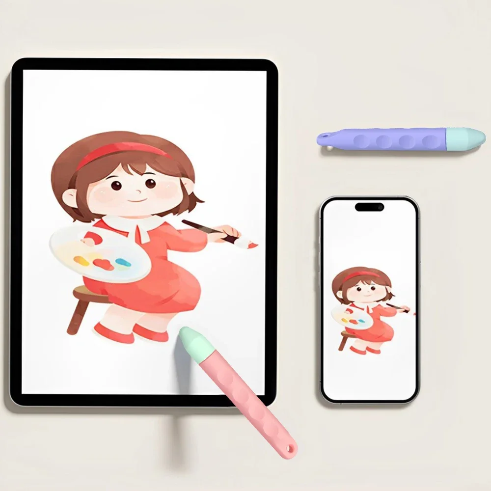 قلم ستايلس للأطفال بشاشة تعمل باللمس، قلم رصاص عالمي بشاشة تعمل باللمس، قلم سعوي لجهاز iPad Pro Air لأجهزة Amazon Fire Kids