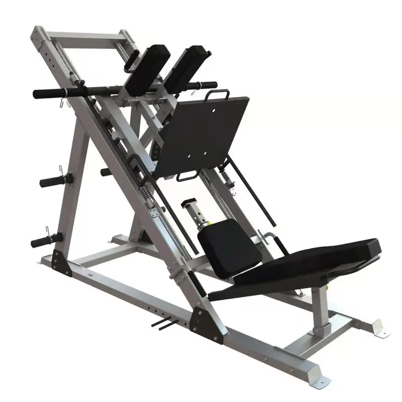 Home Gym Strength Training Equipment Commercial 2 in 1/ 45 Degree Leg Press Hack Squat Machine