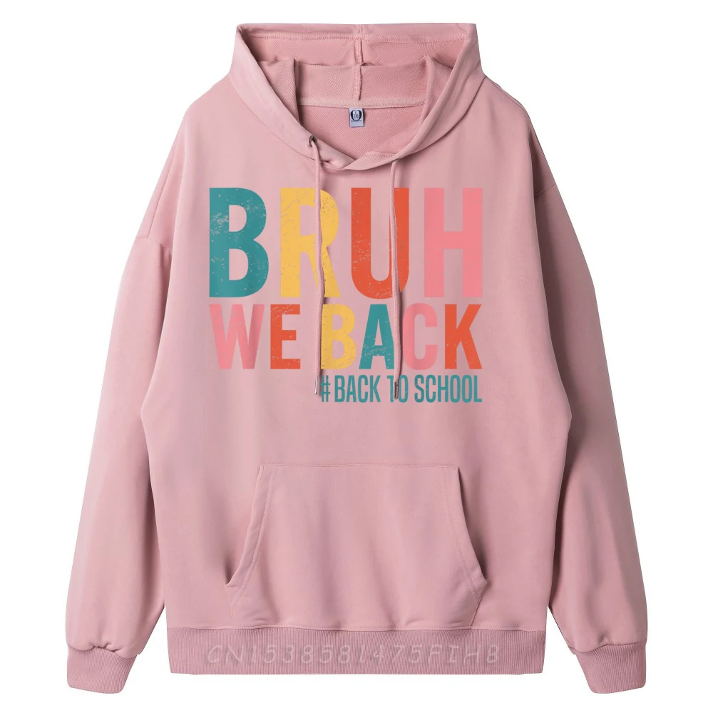 Bruh We Back Back To Christmas Crewneck Hoodies Long Sleeve Classic Hoodies Special Party Sweatshrt