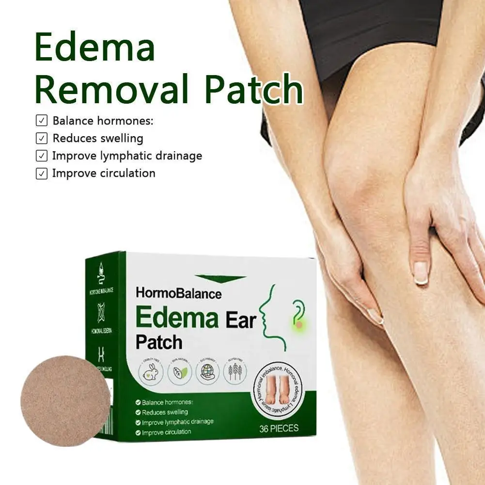 

New 36pcs Antiedematous Patch Relieve ear Edema Massage Plaster Swelling Removal Herbal Sticker Body Care