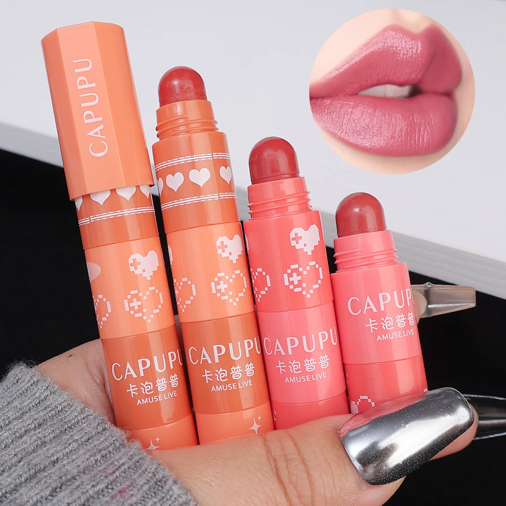 4 Kleuren In 1 Matte Fluwelen Lippenstift Set Pen Romige Mousse Textuur Waterdichte Duurzame Niet Vervagende Lipliner Kit Duurzame Lippen Make-Up