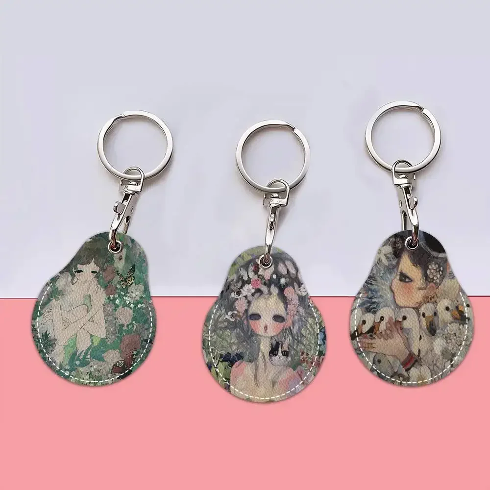 A-A-Three-Without-Roots Mysterious-Melancholic Animation new cute ashionable portable sensor access card protective cover