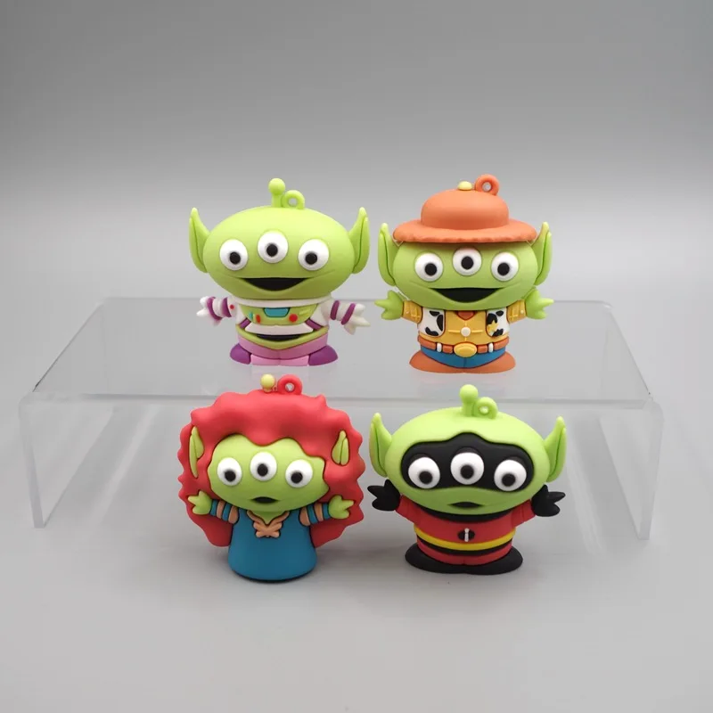 Toy Story Alien Cosplay Action Figure Cartoon modello in miniatura bambola auto torta accessori fai da te collezione regalo per bambini giocattoli alla moda