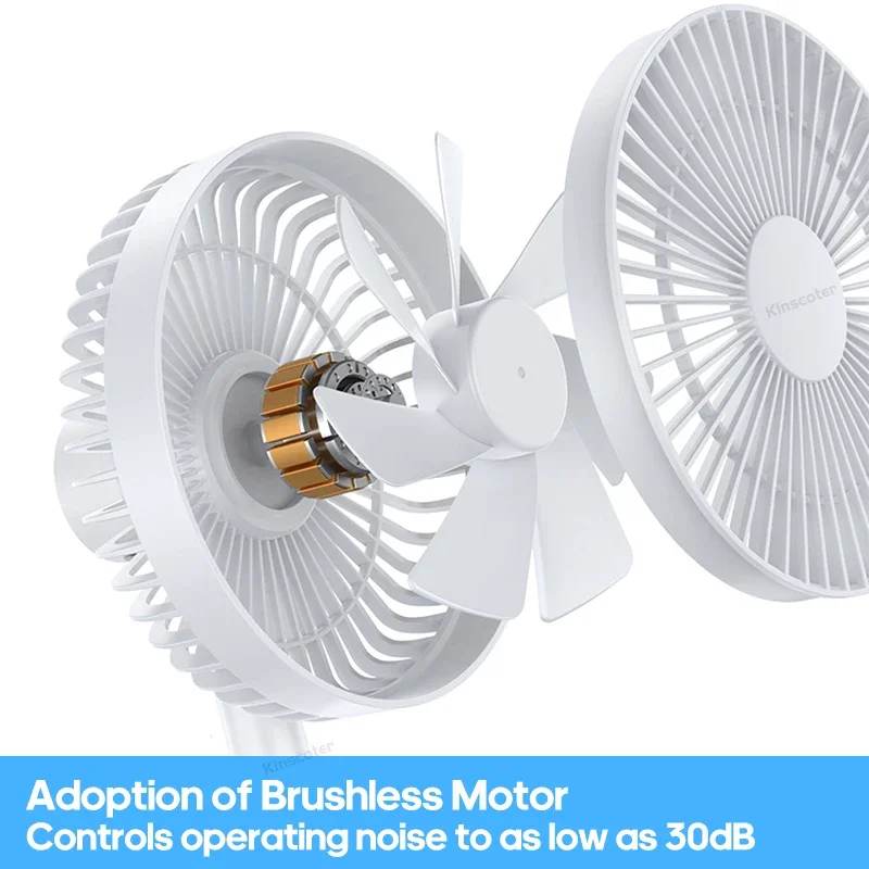 

New Portable Desktop Fan 3600mAh 5 Gear Wind Speed Angle Adjustable Office Dormitory Silent Charging Fan Long Enduranc