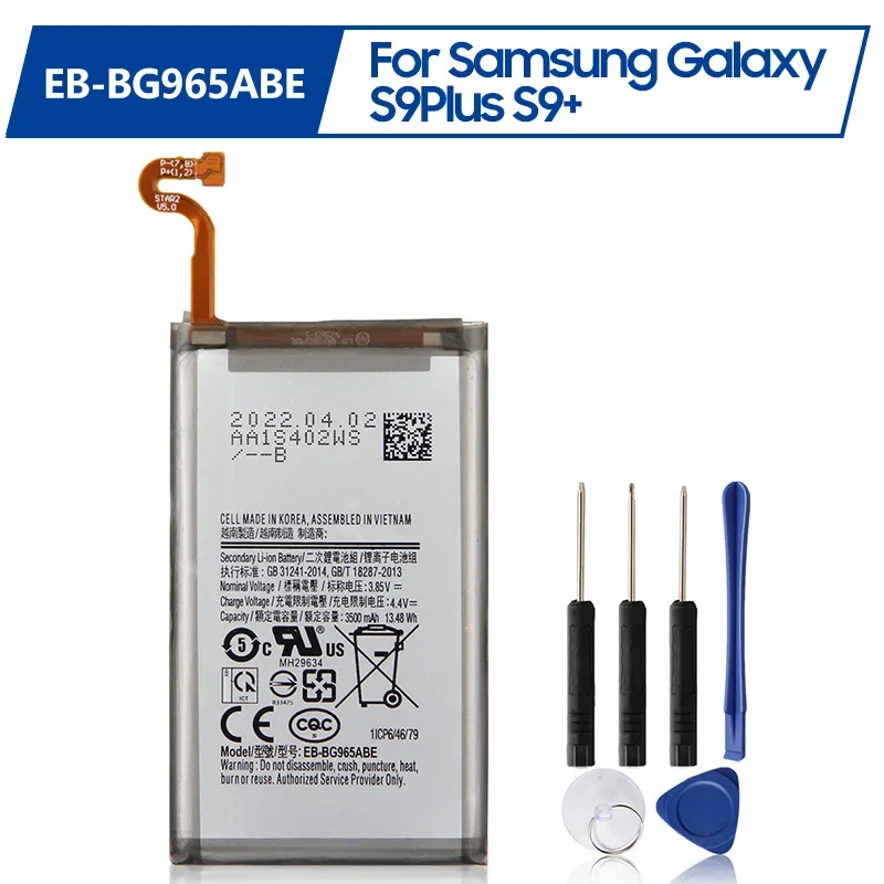 

Replacement Battery EB-BG965ABE For Samsung Galaxy S9 Plus S9+ SM-G965F G9650 G965U 3500mAh Rechargeable Phone Battery