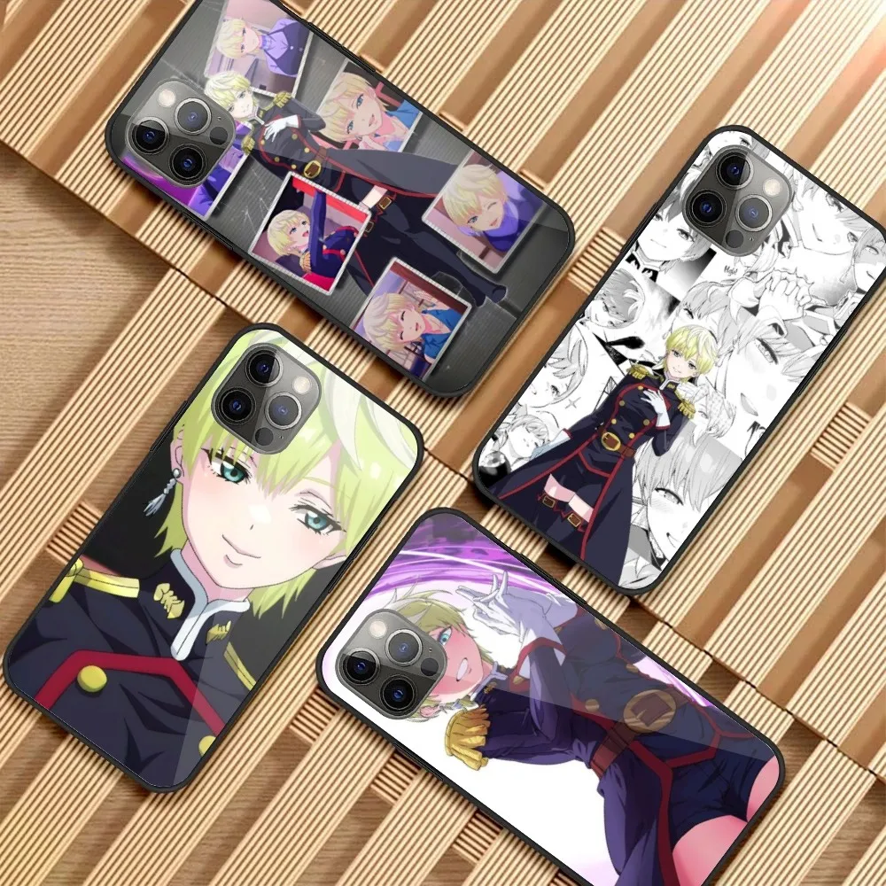 Chained Soldier Tenka Izumo Phone Case for iPhone 15 14 13 12 11 XS X 8 7 6 Plus Mini Pro Max SE 2022 PC Glass Cover Funda