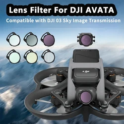 For DJI AVATA Drone Lens Filter For DJI O3 Skyend Image Trasmission UV CPL ND 8 16 32 64 Star NDPL Night Streak Bule Gold Filter