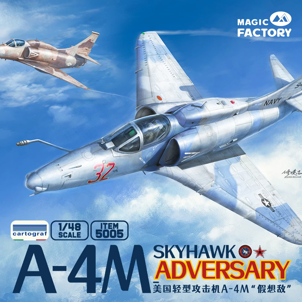 Aircraft Model Kit MAGIC FACTORY 5005 1/48 A-4M Skyhawk 'Adversary' Light Attack