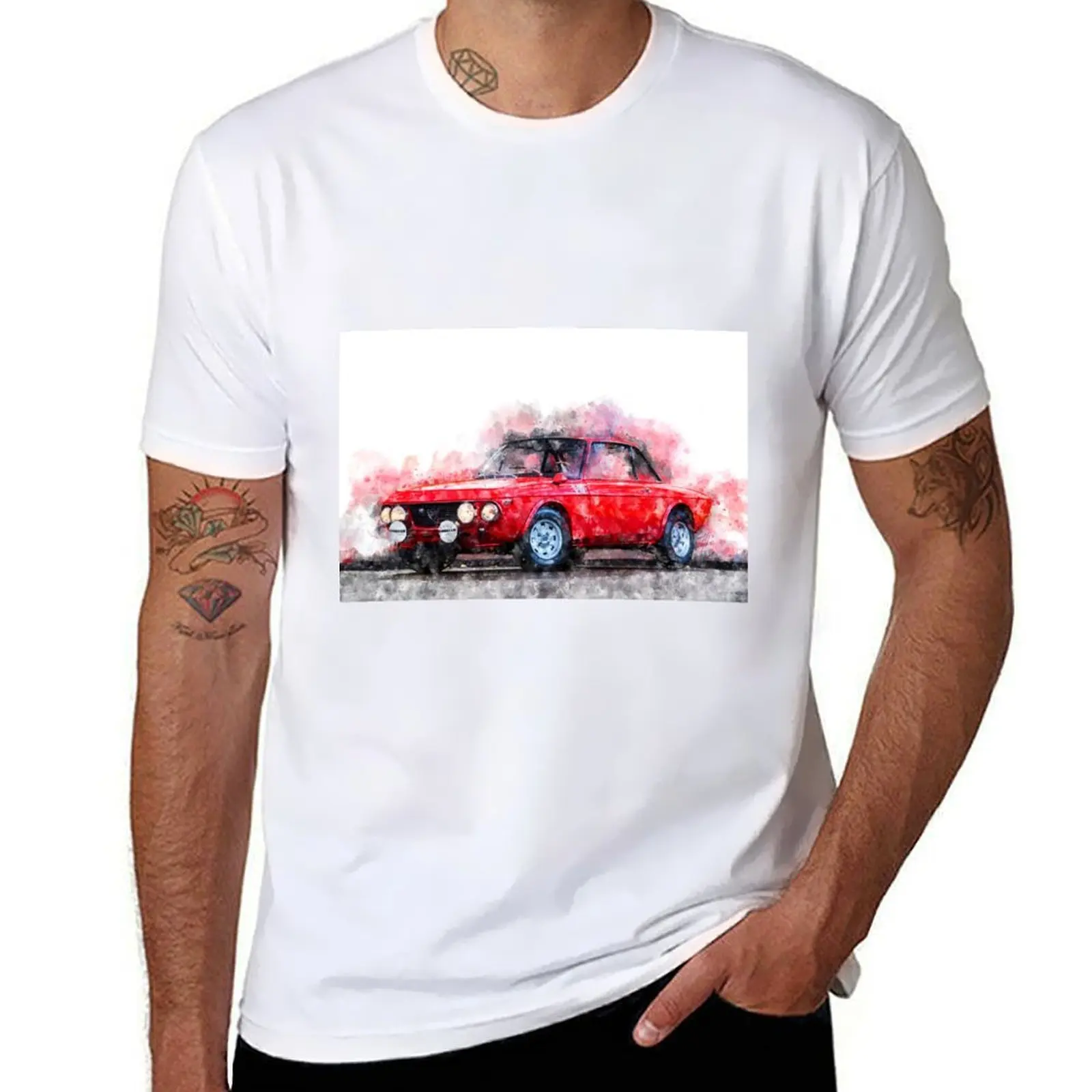 

Lancia Fulvia HF T-Shirt black cotton t-shirt plain for man package t shirts for man cotton soft man t shirts for men T-shirt