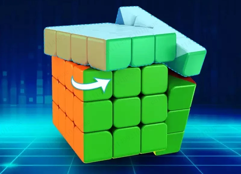 Fourth level [Black Bottom] Rubik's Cube Competition Rubik's Cube Professional Puzzle Toy Education Gift