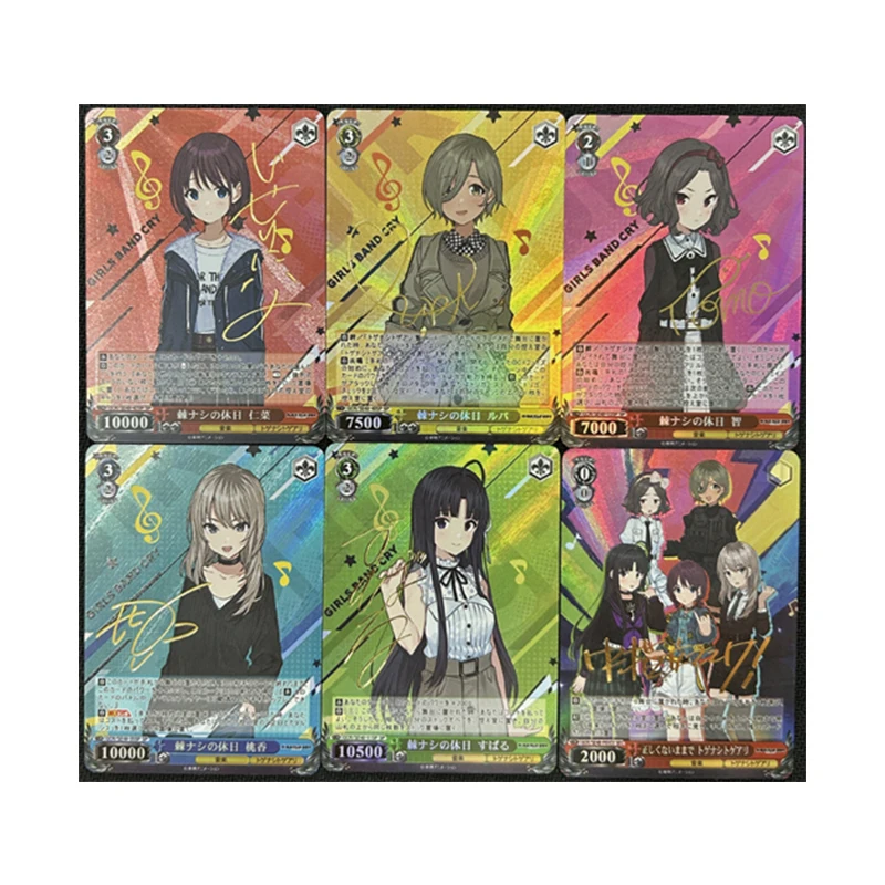 Diy hausgemachte japanische Cartoon BanG Dream! Es ist MyGO!!!!! Tomori Takamatsu Anon Chihaya Sammlung Karte Spielzeug Geschenk