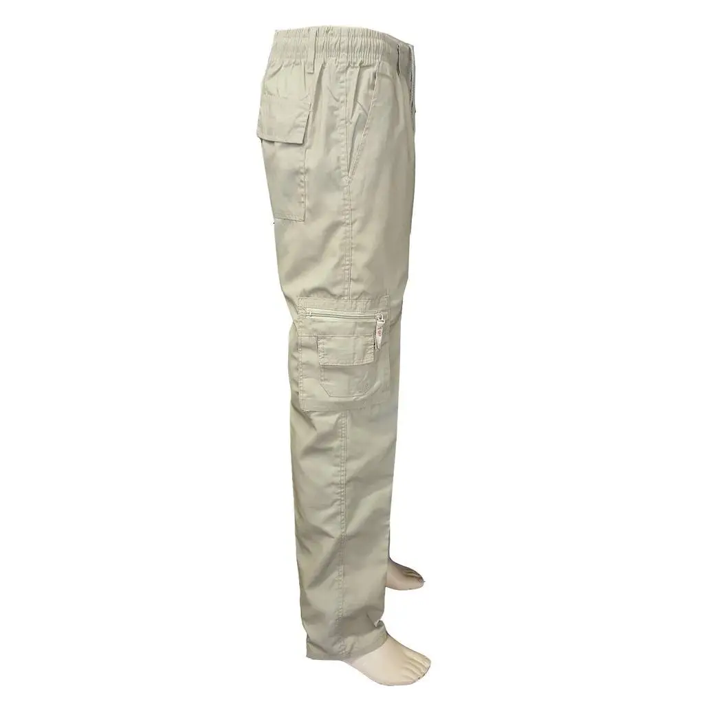 Plus Size S-3XL Men Cargo Pants Spring Autumn  Casual Muti Pocket Cotton Slim Straight  Elastic Long Outdoor