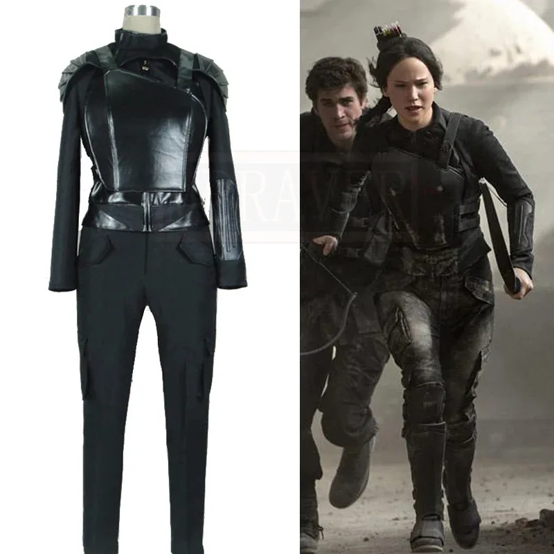 DY20Disfraz de Halloween para adultos The Hunger Games Cosplay Katniss Everdeen disfraz de Cosplay Katniss Everdeen Costume25