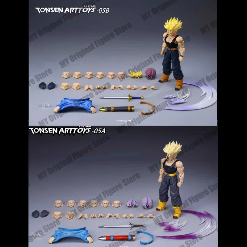 在庫あり Tonsenarttoys Tonsen Arttoys カミオネ フィギュア ドラゴンボールZ 超サイヤ人 SSJ SSJ2 トランクス 05A 05B アクションフィギュア モデル玩具