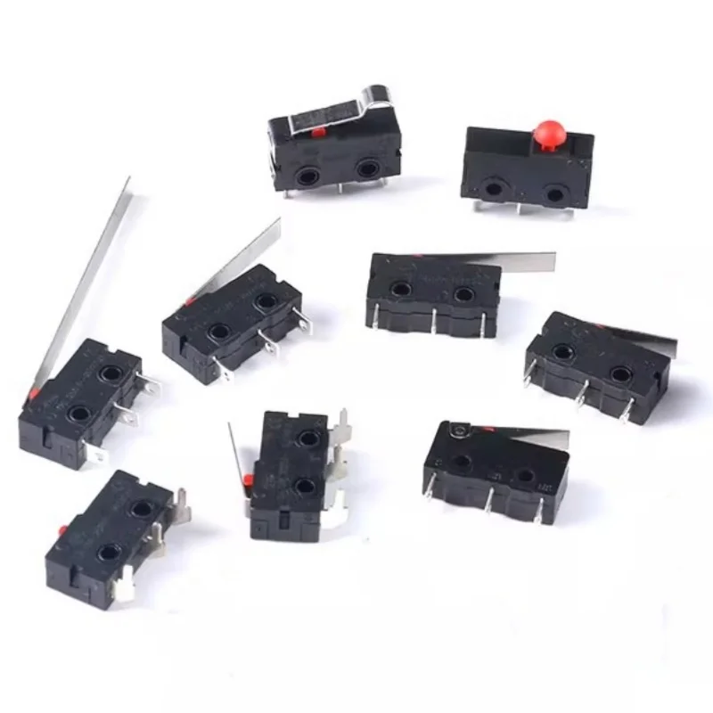 10pcs KW12  Travel limit switch contact button KW11  2-pin 3-pin micro switch