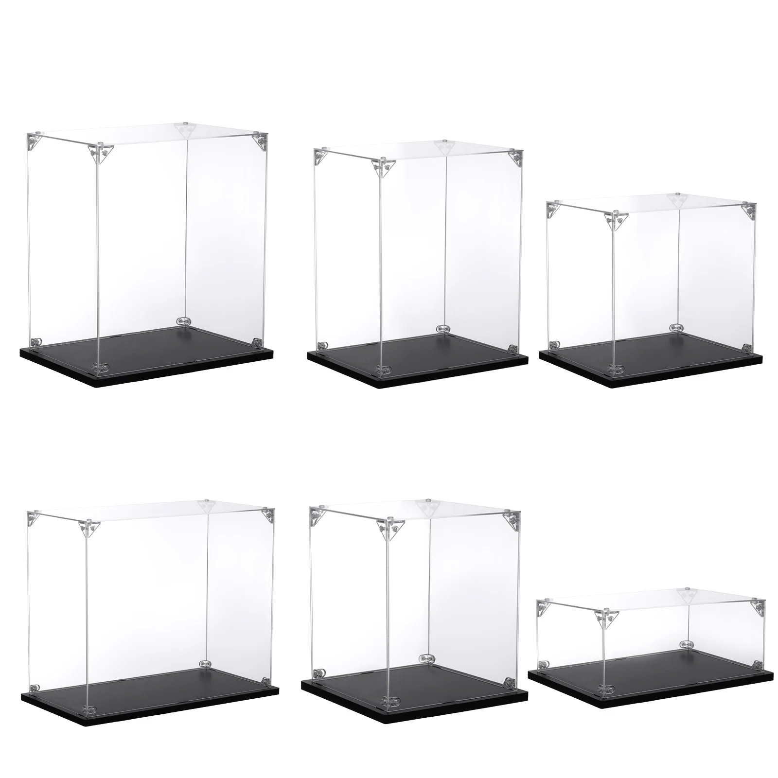 

Acrylic Display Case Clear Acrylic Box Protection Showcase for Displaying Collectibles Assemble Organizing Dolls Model Car