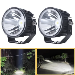 2 Stuks 12 V-48 V 40 W Motorfiets Spots Led Koplampen Voor Lader Graafmachine 4X4 offroad Extra Mistlamp