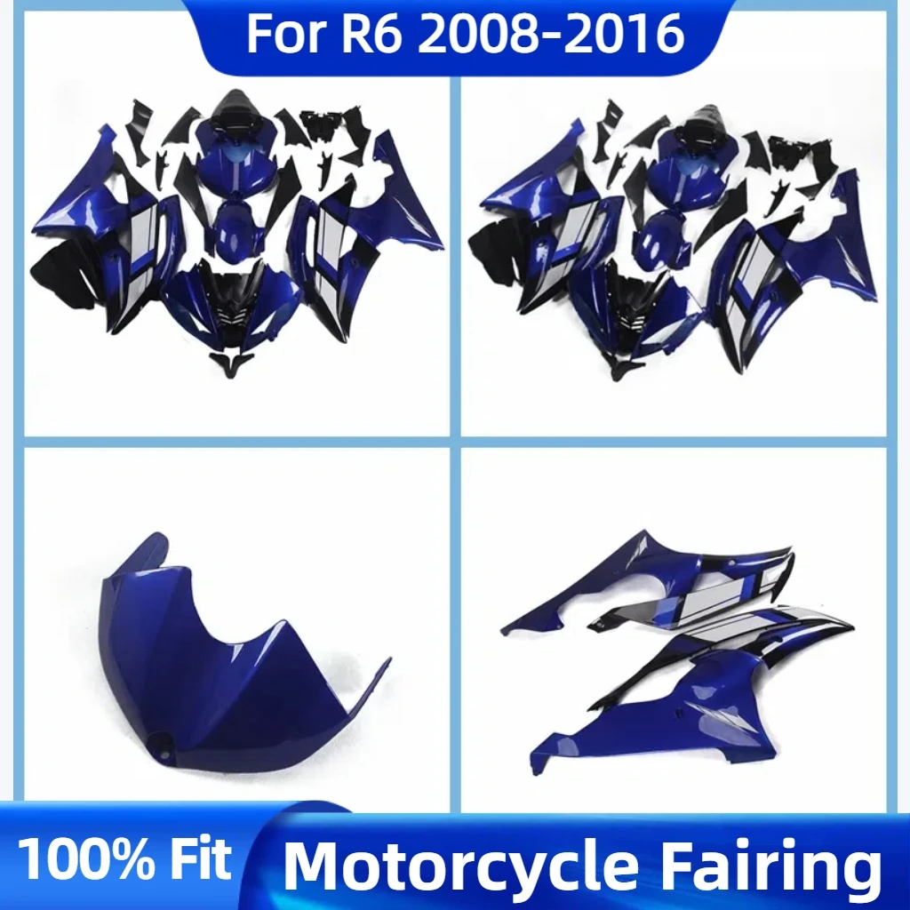 New ABS Fairings Kit Fit For YAMAHA YZF- R6 08 09 10 11 12 13 14 2008 2009 2010 2011 2012 2013 204 2015 2016 Bodywork Set