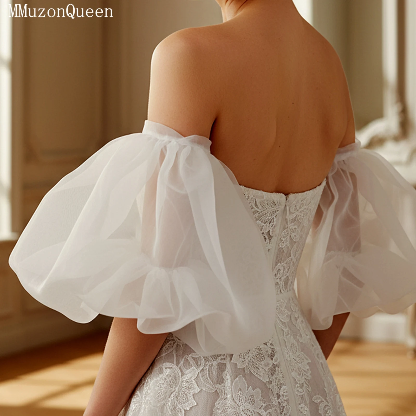 

Свадебные перчатки TOPQUEEN, женские перчатки с рукавами-фонариками, эластичные съемные короткие перчатки, кремово-белые, свадебные аксессуары, VM181