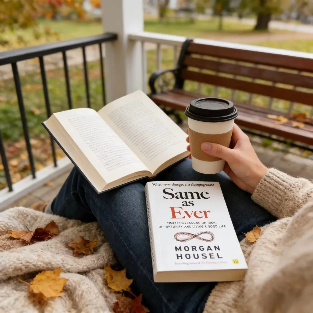 Same As Ever Timeless Lessons Risk Opportunity Good Life Finance Self Help Book Morgan Housel Psychology of Money Author
