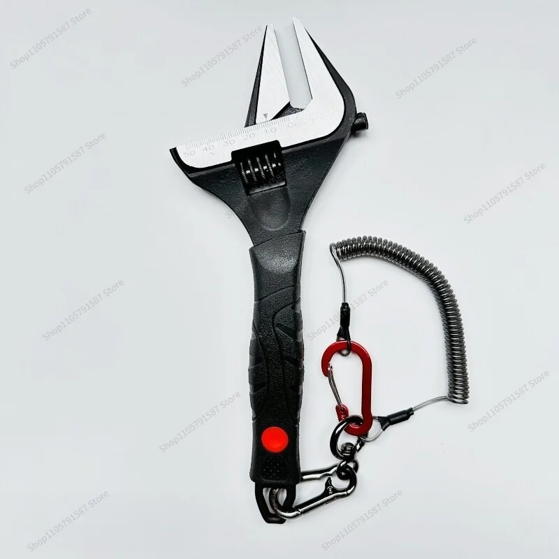 For Portable Large-mouth Wrench, Pointed Mouth, Thin Mouth, Movable Wrench, Narrow, Light with Live Kitchen and Bathroom