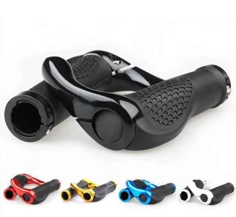 Anti-slip Gummi Fahrrad Lenker End Abdeckung Aluminium Legierung Schloss Mountainbike Lenker Fahrrad Anti-slip Griff Abdeckung – Detail 1