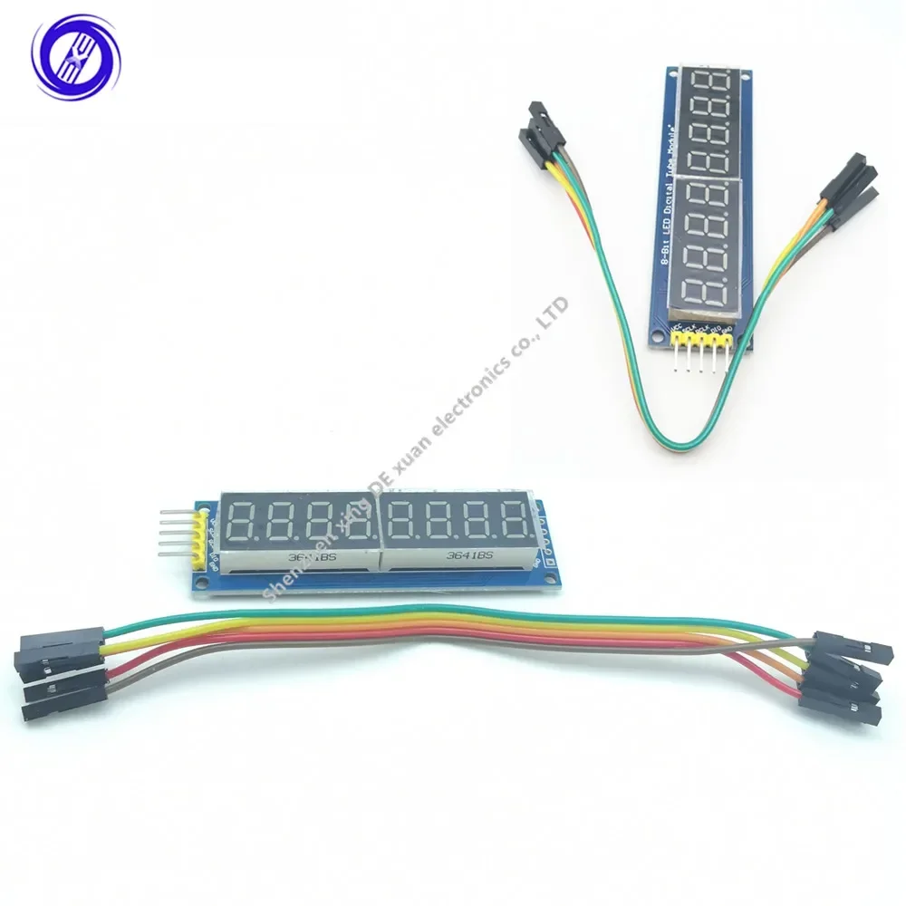 MXW LED Display Module 7 Segment 4-bit 8-bit 0.36 Inch Anode Digital Tube  Serial 595 Driver Board For Arduino 3.3-5V