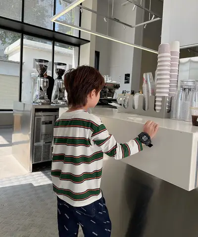 2025 höst Barnkläder Flickor Långärmade Bottoming T-shirts Coola Pojkar Randiga Bomull T-shirt Tonåring Lös Casual 2-7år Barntopp 6 best sales pojkkläder - №3