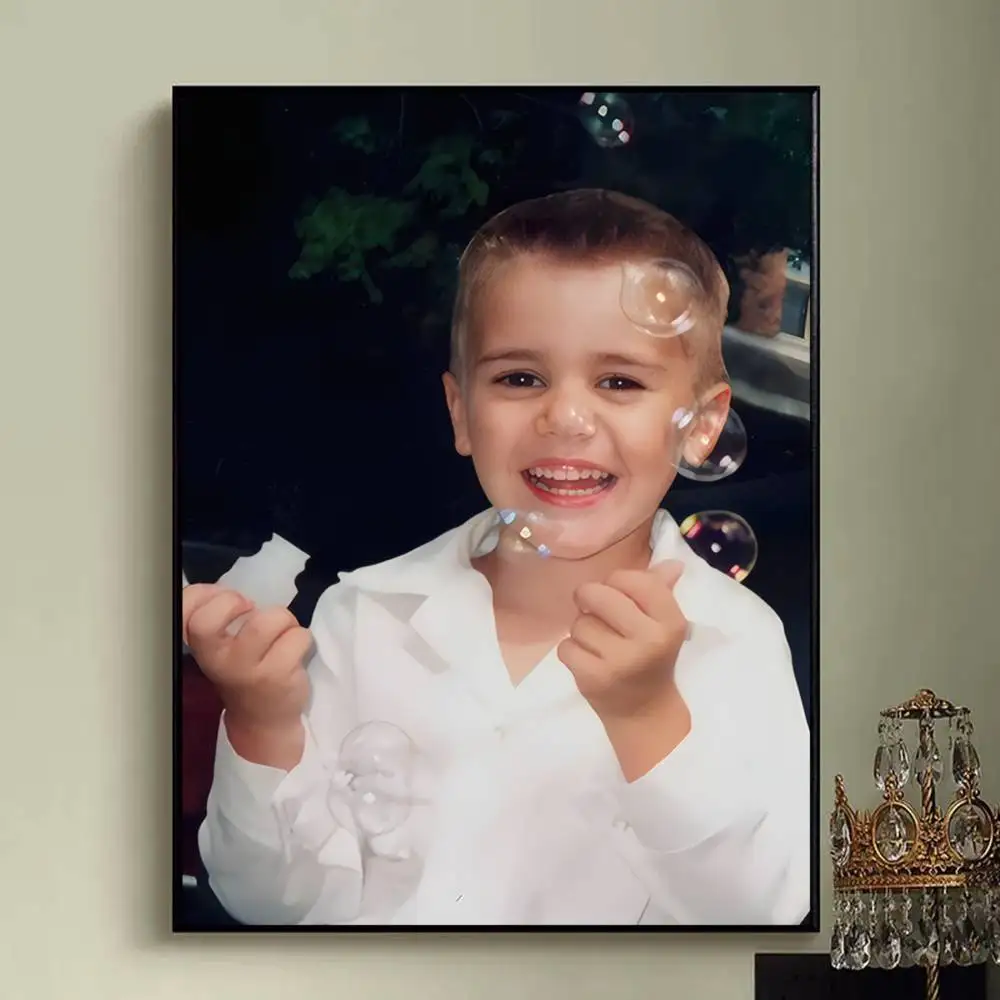 SWAG J-Justin-S-B-Bieber-S المشارك يطبع جدار صورة فنية اللوحة هدية غرفة المعيشة مطعم بار كبير ديسمبر ملصق #3