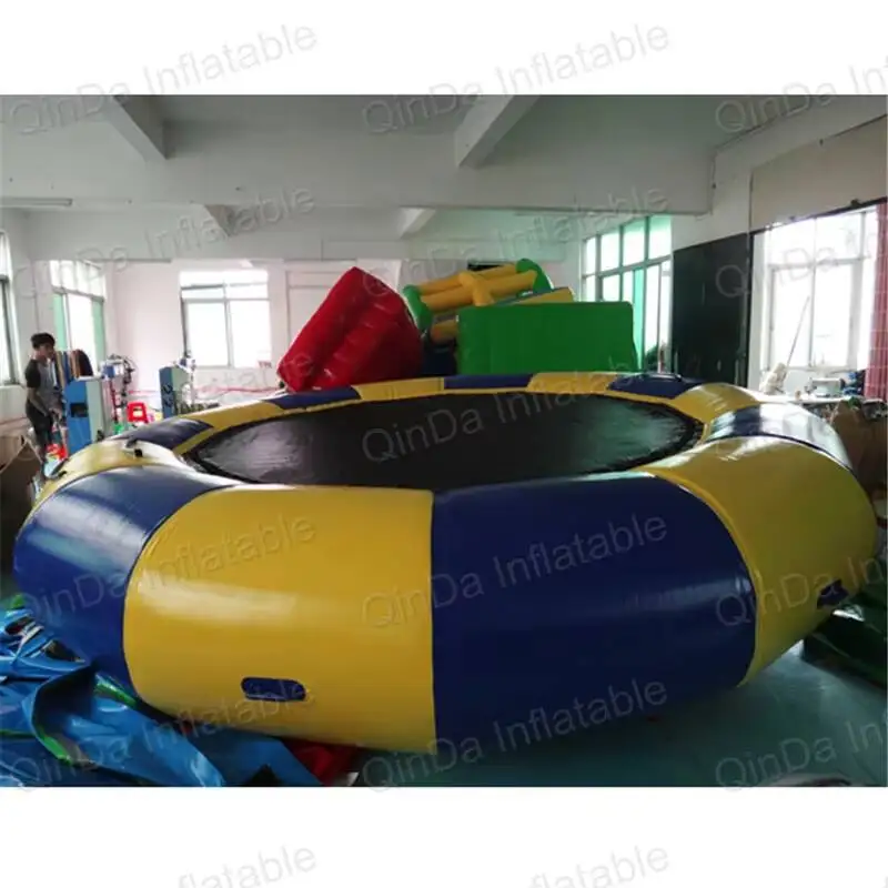 5M Trampolin Pool Float Spielzeug Wasser Aufblasbare Trampoline Aufblasbare Wasser Plattform Aufblasbare Türsteher Schwimmenden Wasser Park