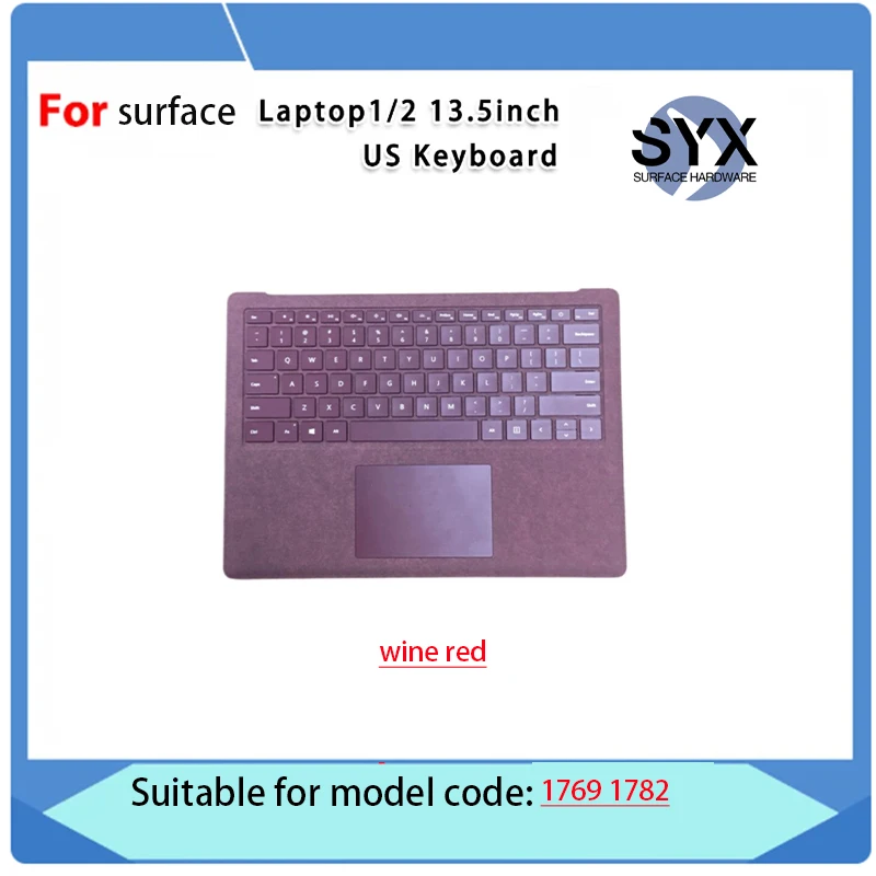 Imagem -03 - Montagem de Teclado para Notebook Microsoft Surface Touchpad Laptop 1769 1782