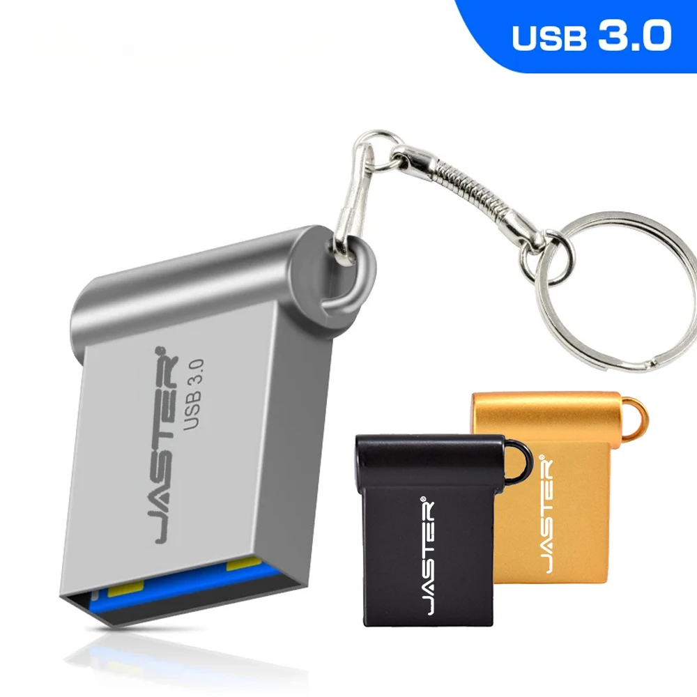 

High Speed USB 3.0 Metal Flash Drive 32GB 64GB 128GB 256GB Pendrive Rotatable USB Flash Drive Pen Memory Sticks with Key Chain