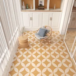 Simple Style Balcony Waterproof Floor Mat Stain and Oil Resistant Kitchen Carpet Large Area PVC Leather Rugs Home Washable Rug