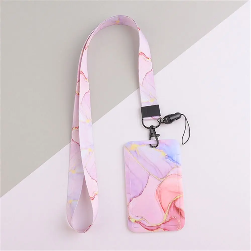 

Supply Cartoon Credit Card Student Men And Women Keyrings Lanyard Card Holder ID Card Holder Card Straps Credential Holder