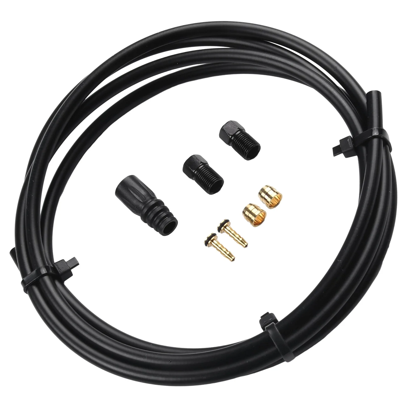 Bike Hydraulic Disc Brake Oil Tube Kit MTB Bike Brake 5.4 Outer Diameter Tubing 1.8 Meters + 2 Olive Sleeves Cycling Accessories