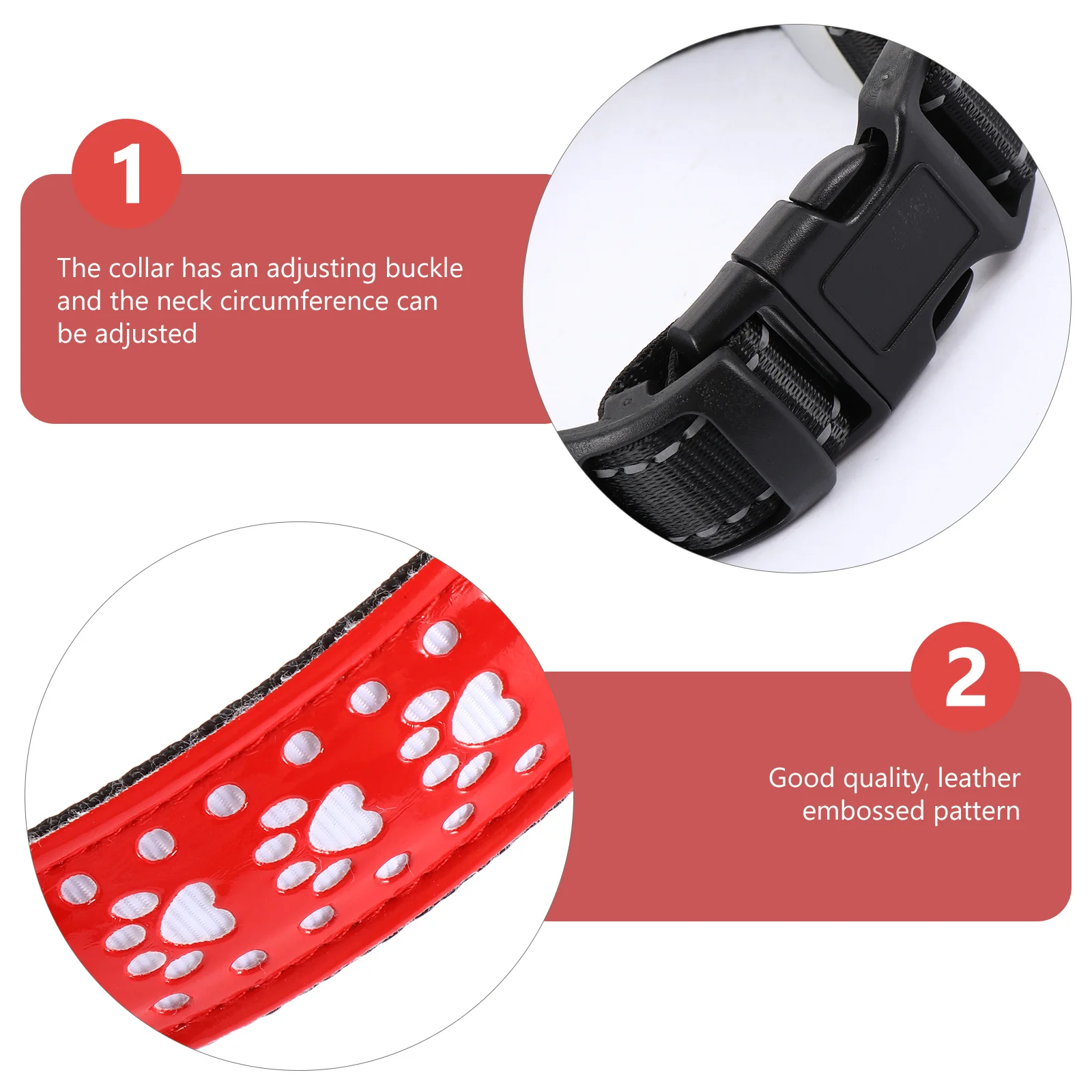 

1pc Led Dog Collar Flashing Pet Necklace 3 Lighting Modes Adjustable Luminous Collar For Small Medium Dogs Pet Supply