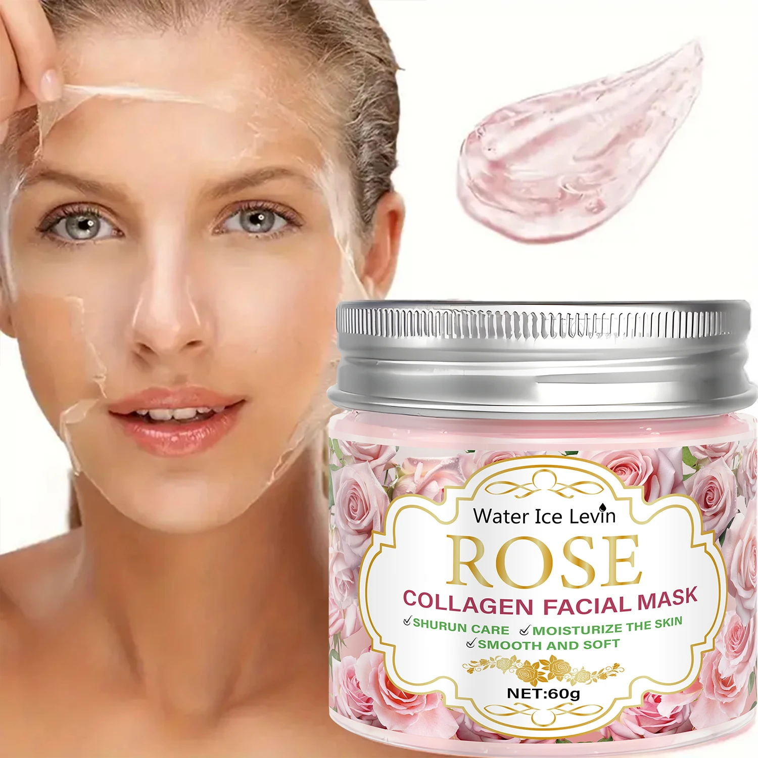 قناع الكولاجين للوجه: ترطيب فوري + نعومة فائقة (لمظهر مشرق) #1