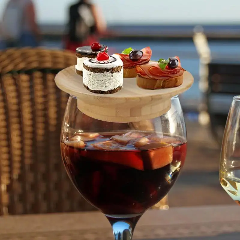 

Колбасные бокалы для вина, Топпер, деревенская Крышка для бокала для вина, деревянная доска для закусок, коврик для бокала для вина, домашний декор, подставки для бокалов