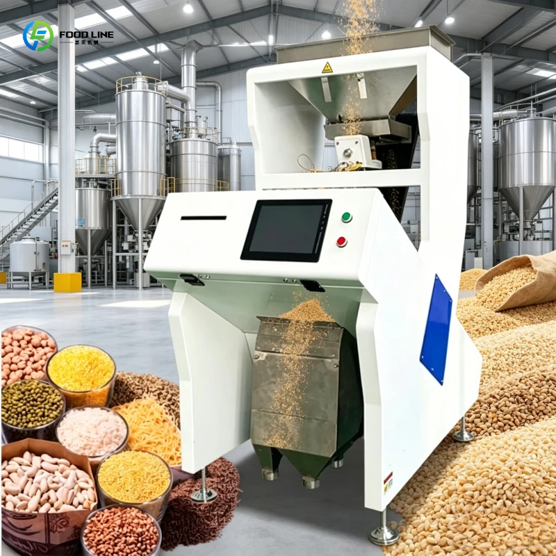 Color Sorter Machine Sorting Coffee Rice Bean Sorghum Industrial Screening Equipment