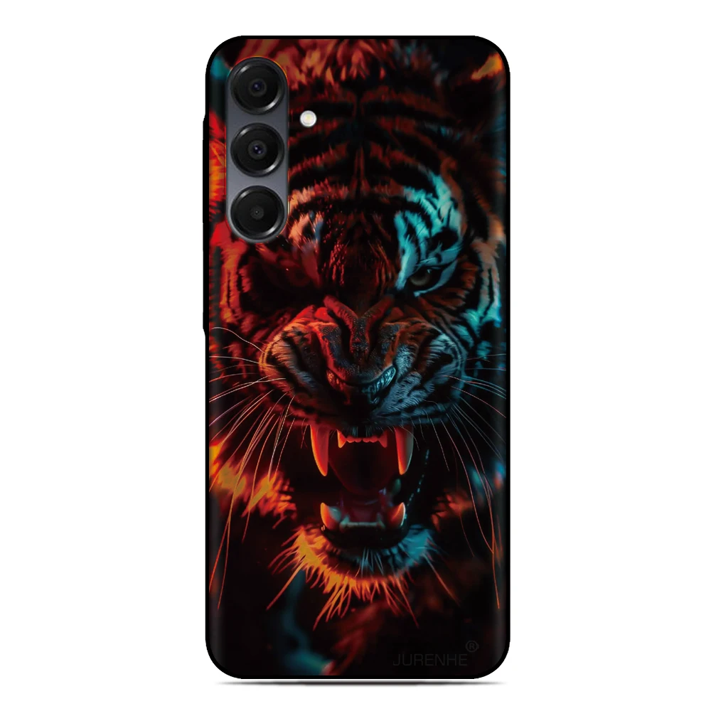 النمر واقية جراب هاتف ل TCL 605 503 50 XE 40 XL 30 LE 20 Pro 60 SE NXTPAPER 60R 5G 505 502 4G 501 30Z 20S 20R الغطاء الخلفي