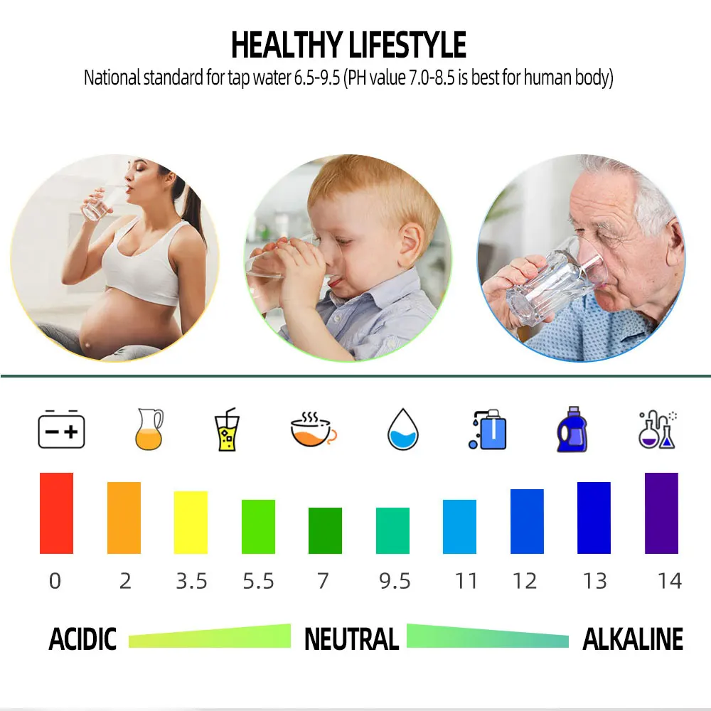 5 في 1 الرقمية جهاز اختبار جودة المياه TDS EC ORP درجة الحرارة مقياس درجة الحموضة المحمولة PH اقلام الفحص لحمامات السباحة مياه الشرب أحواض السمك #3