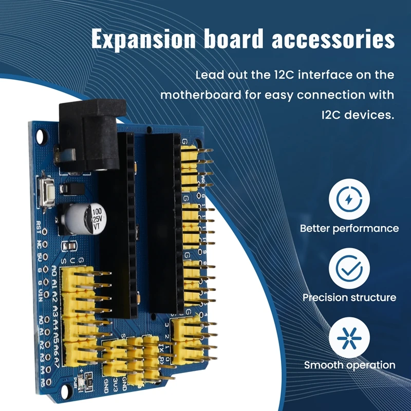 4 Pack I/O Expansion Sensor Shield Module for Compatible with R3-Pack of 4-A75P