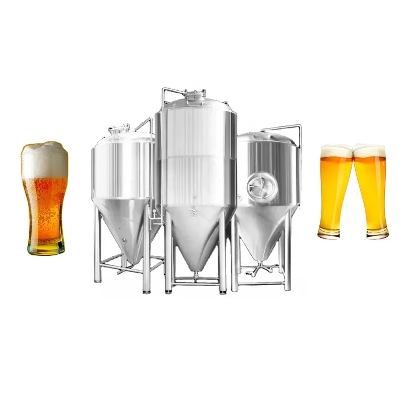 Stainless steel 304 material 100-5000L capacity beer brewer with PLC pump, pressure vessel and motor core components