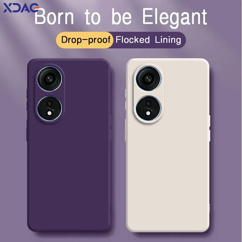 

Square Liquid Silicone Phone Covers for OPPO A1 Pro A1x A58 A58x A78 A98 Reno 8T Reno8 T 5G Full Protective Shockproof Soft Case