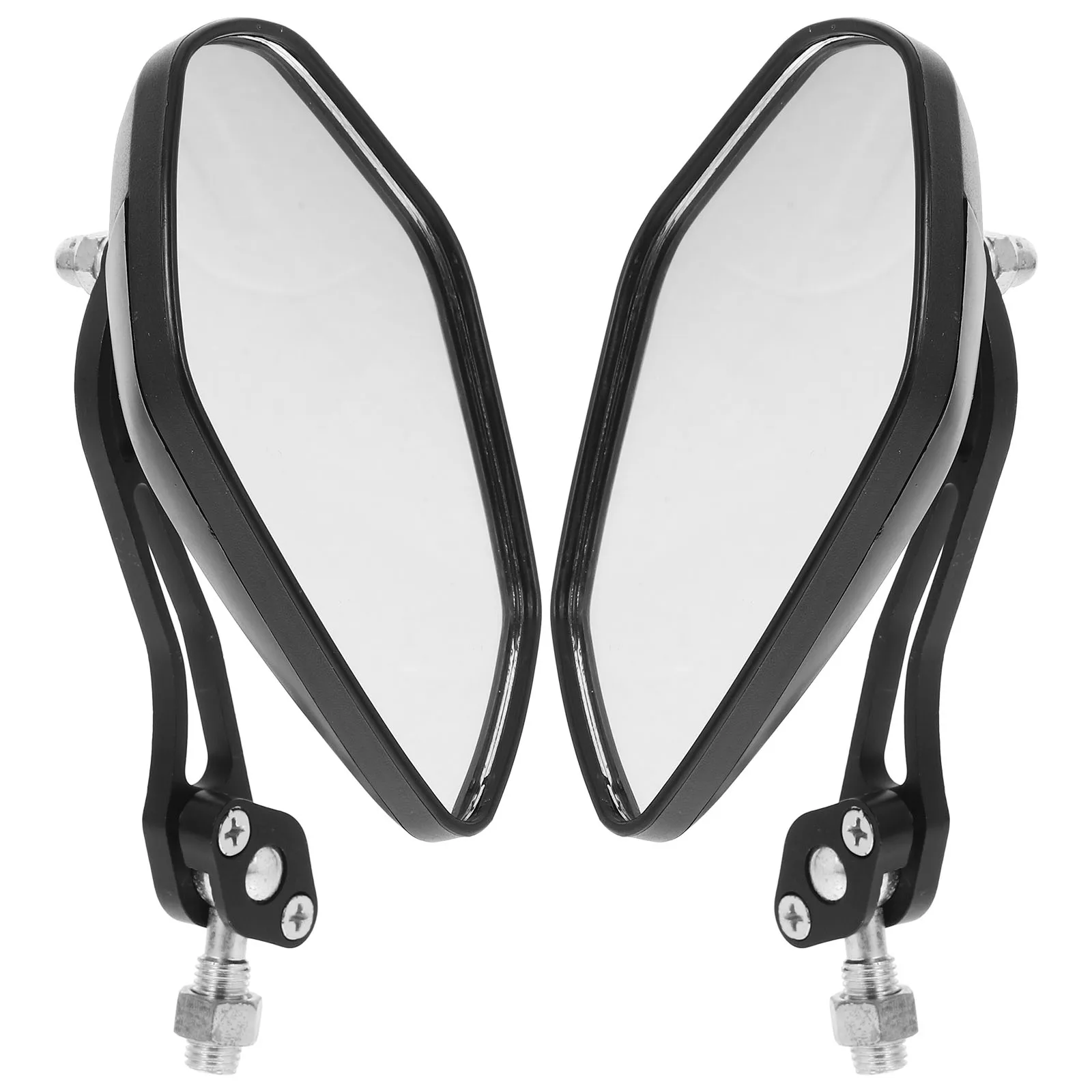 

Rearview Mirror Electric Scooter Motorcycle Black Wide Angle Durable Easy Installation Suitable Most Bikes Accessories Parts