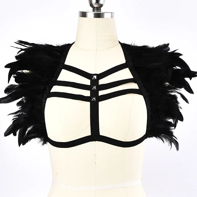 femmes-plume-corps-harnais-sexy-lingerie-cage-soutien-gorge-elastique-cage-soutien-gorge-harajuku-gothique-a-la-main-haut-bondage-harnais-pole-danse
