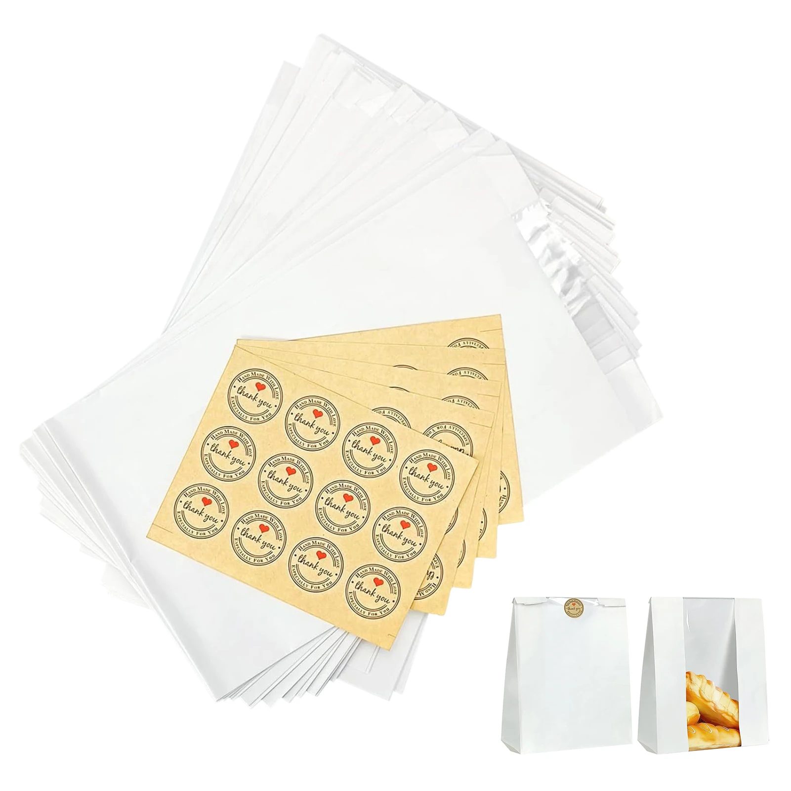 

50Pcs Bread Bags Reusable Sandwich Bag Non Stick Bread Bag Grilled Cheese Toaster Bags for Burgers Pizza Garlic Bread